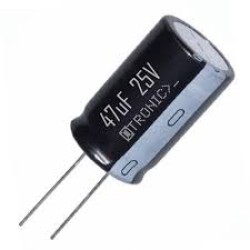 CAPACITOR 47UF 25V
